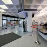 Innenansicht Servicebereich der Gewerbeimmobilie Berliner Allee.