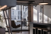 Blick durch den offenen Raum - Bürofläche im „Berliner Tor“