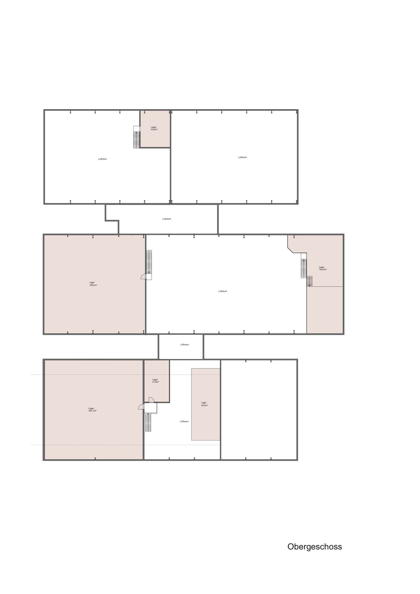 Grundrisse Galerie Halle 1-3